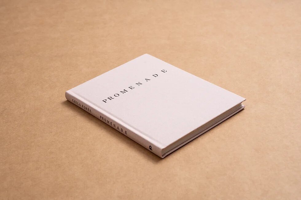 Fotolibro Promenade de la fotógrafa Leila Forés